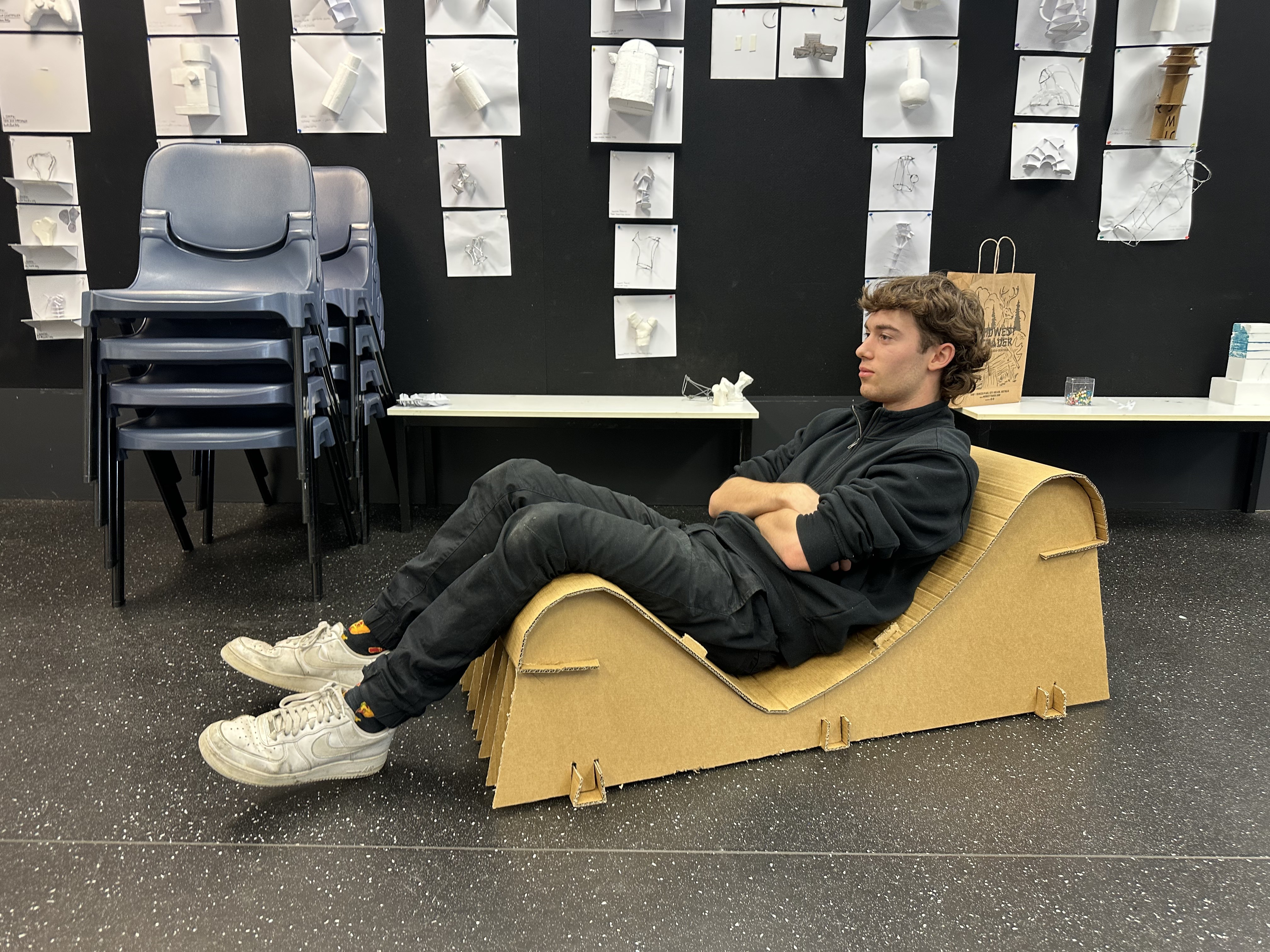 Chair With Human 1